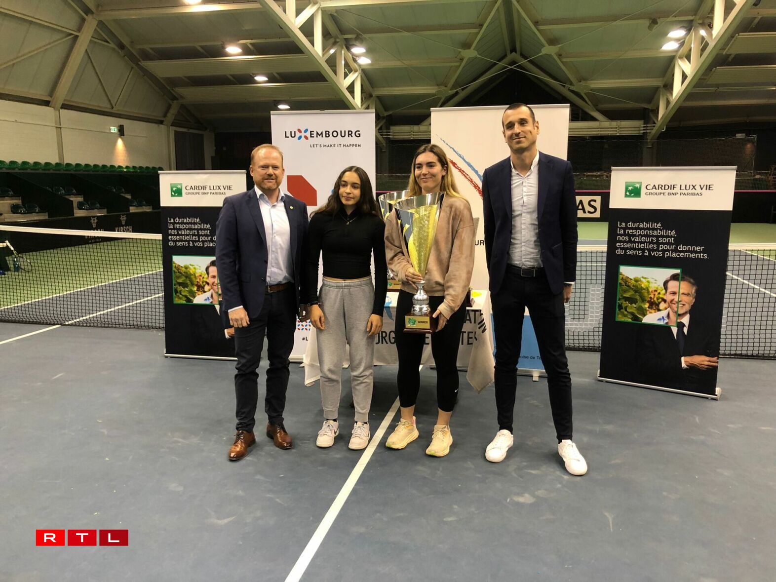 Eleonora Molinaro a Leila Fabbri, Finaliste bei den Dammen.