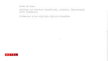 Eng Invitatioun zum éischten Treffen vun der nei gegrënnter Beweegung.