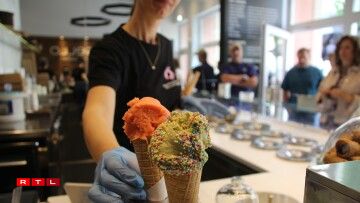 Eemol Pistasch an eemol Äerdbier.