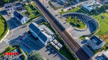 We are of course at the local underpass.