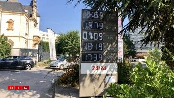 D'Spritpräisser am Zentrum vun Thionville.