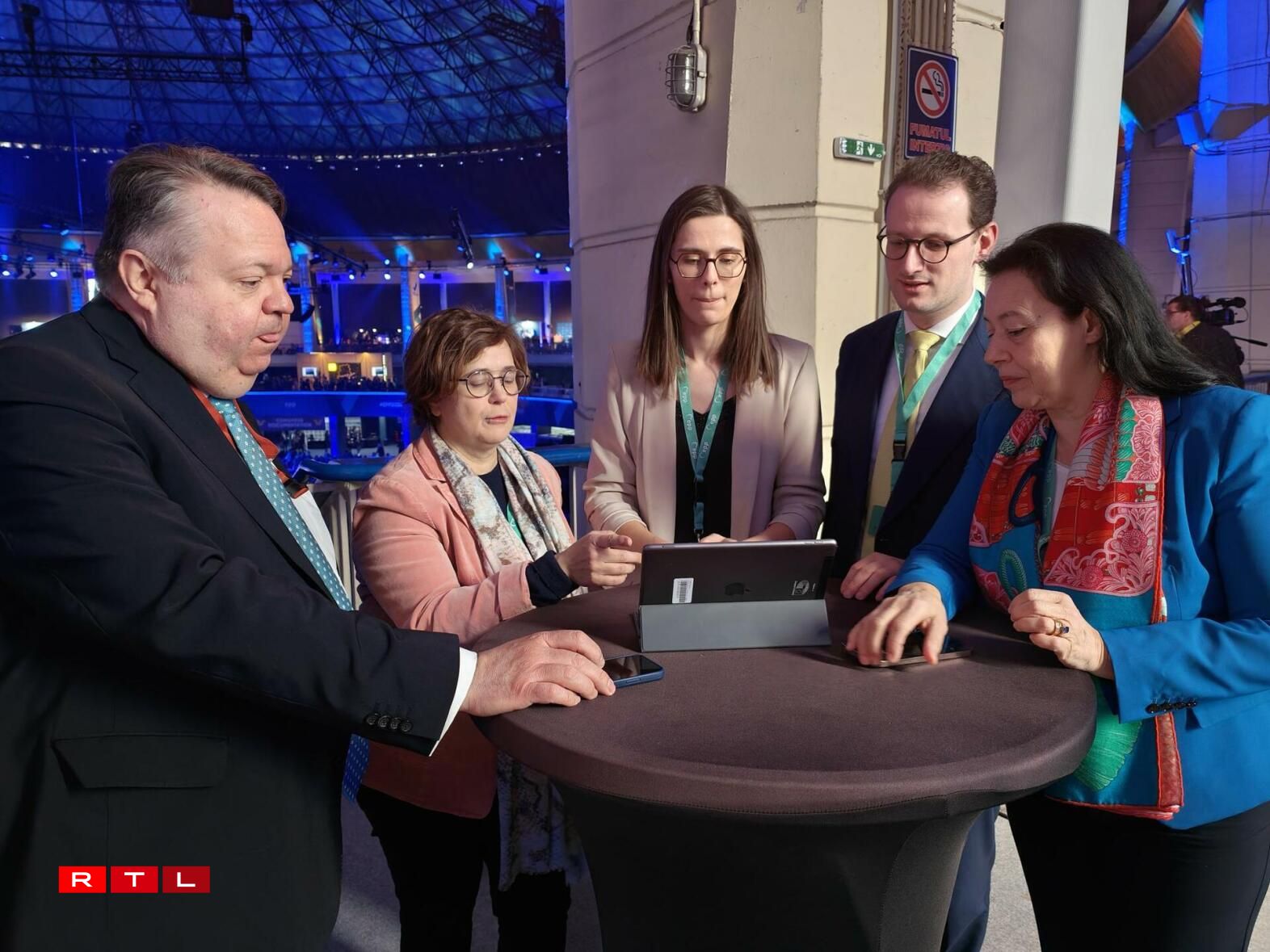 D'CSV-Delegatioun zu Bukarest.