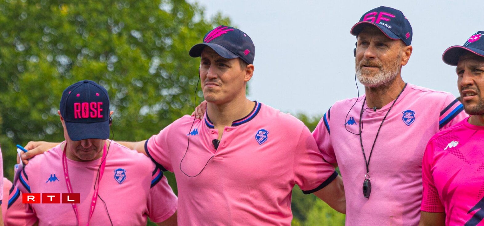 At Stade Français during his time there as assistant coach.