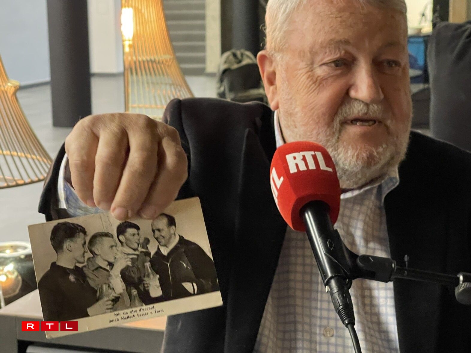 De Robert Goebbels an der RTL City fir den RTL-Afterwork.