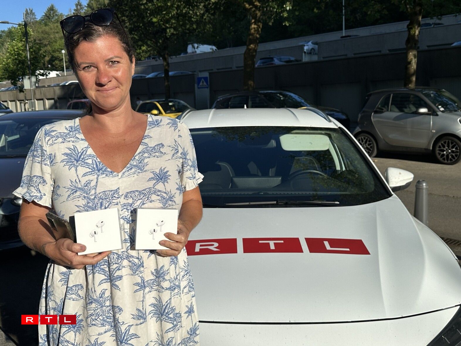 D'Catherine vu Viichten war déi Éischt op der Plaz an huet sech de Gewënn vum Dag geséchert.