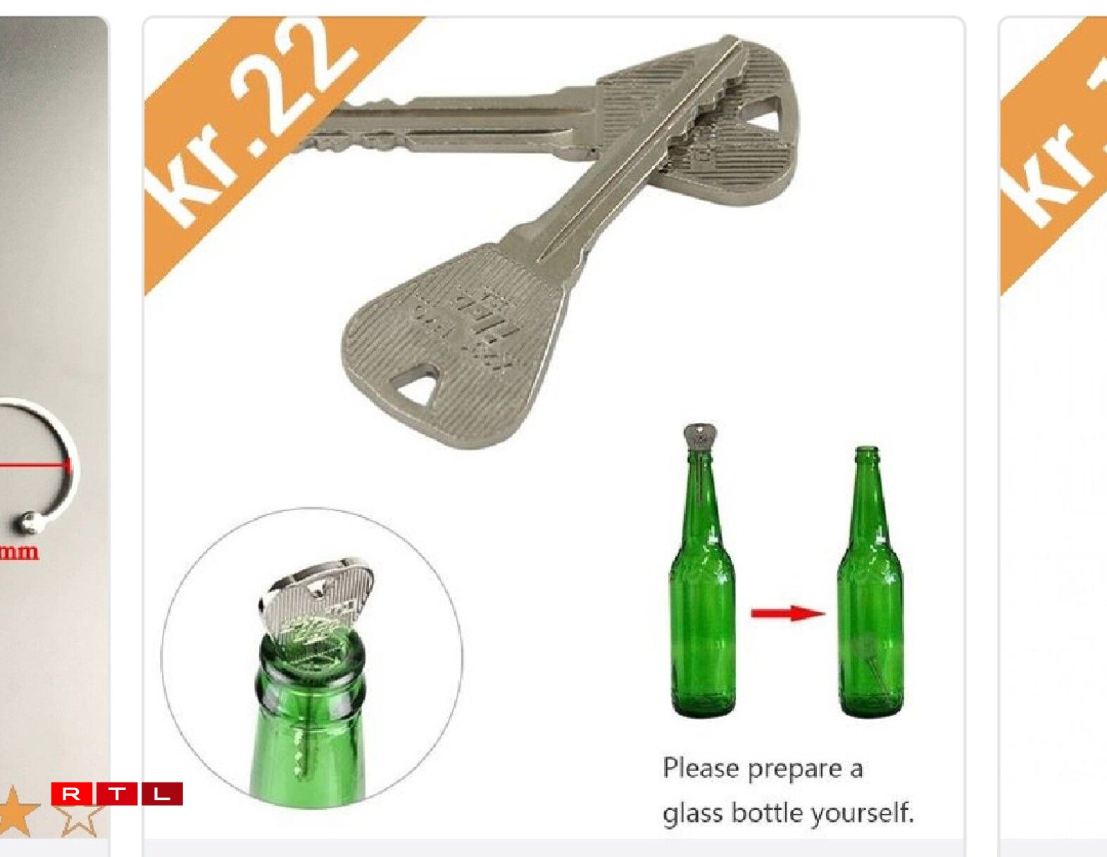 I mean it's... it's a key, for a bottle?