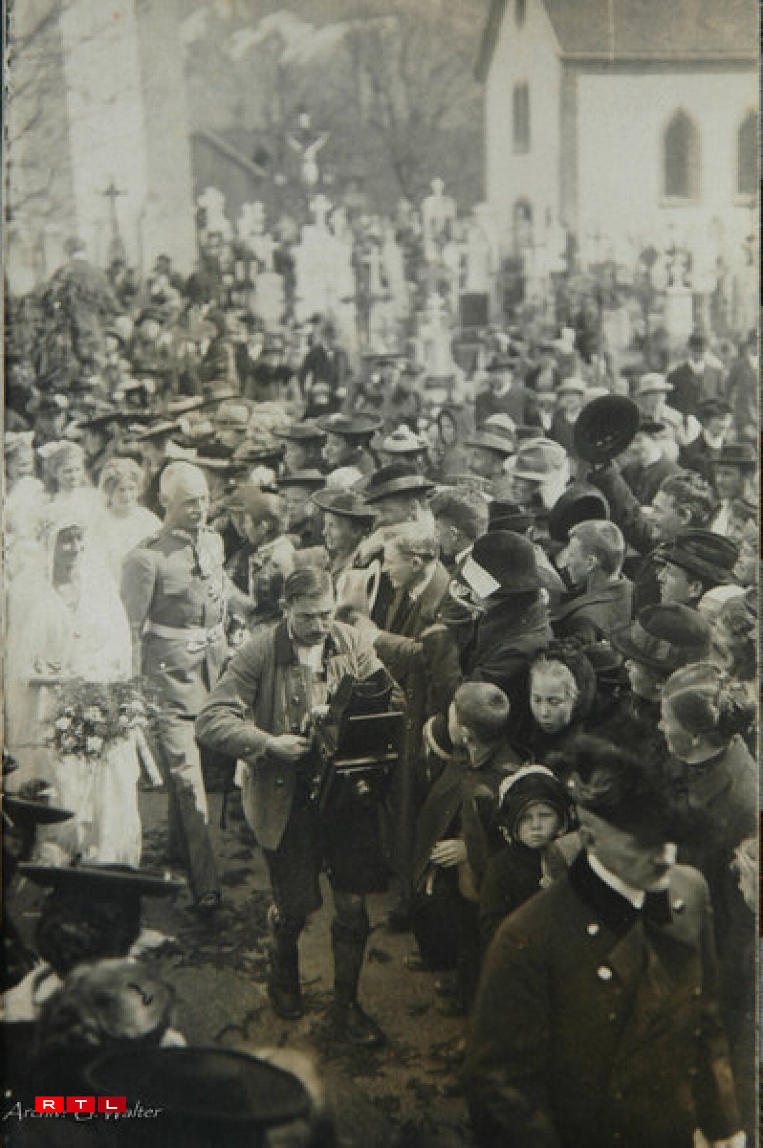 Antonia and Rupprecht at their wedding on 7 April 1921.