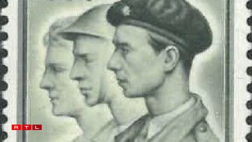 Post célèbre ici son engagement en tant que soldat lors de la Seconde Guerre mondiale.