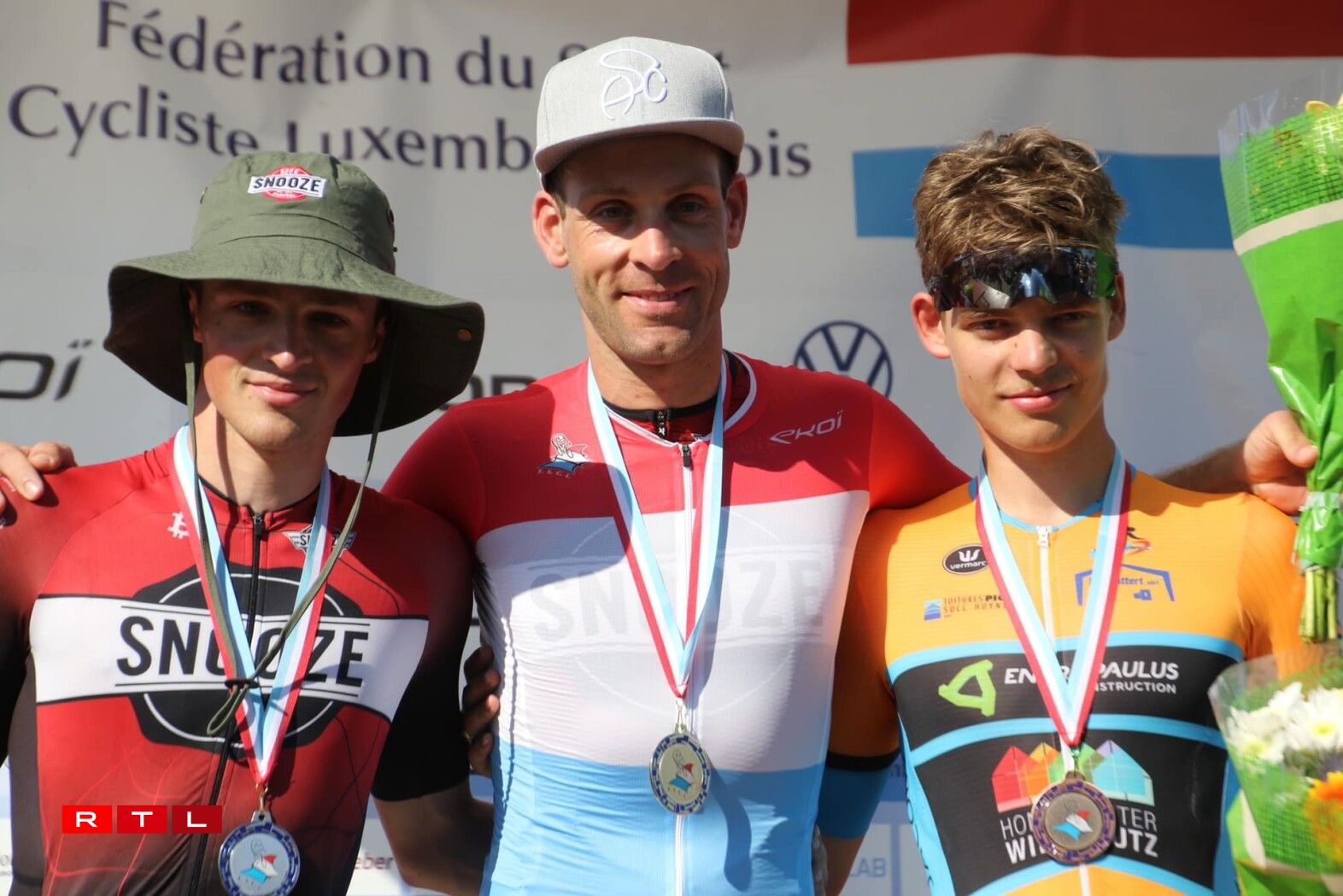 De Podium vun der Hären Elite ouni Kontrakt