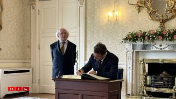Luxembourg's Prime Minister met Ireland's President in Dublin on 13 June 2023.
