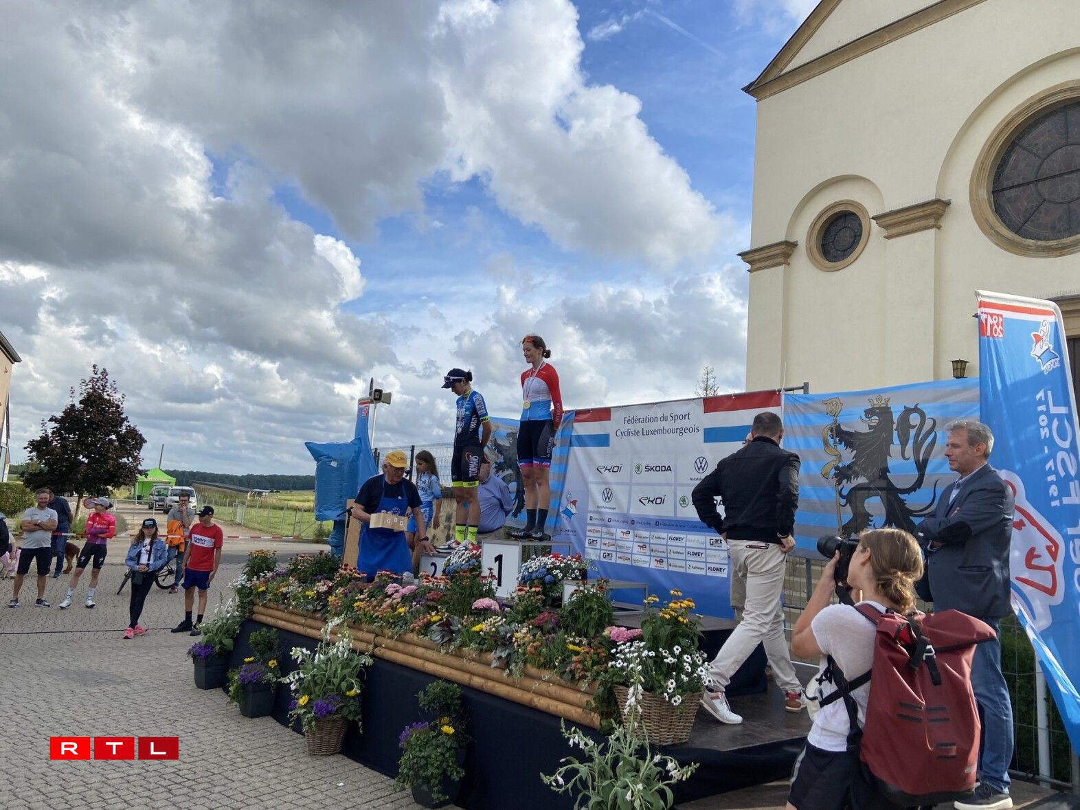 Podium Espoirs Dammen