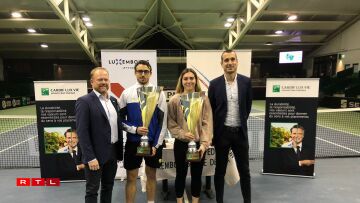 Christophe Nickels an Eleonora Molinaro, Gewënner vun de Finallen.