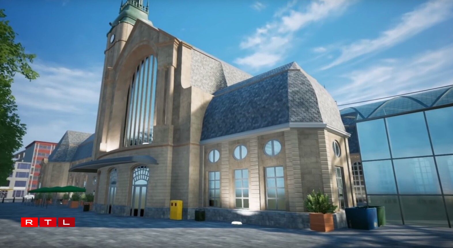 La gare de Luxembourg... Plutôt pas mal modélisée!