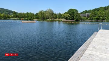 Le spot de baignage au lac d'Echternach