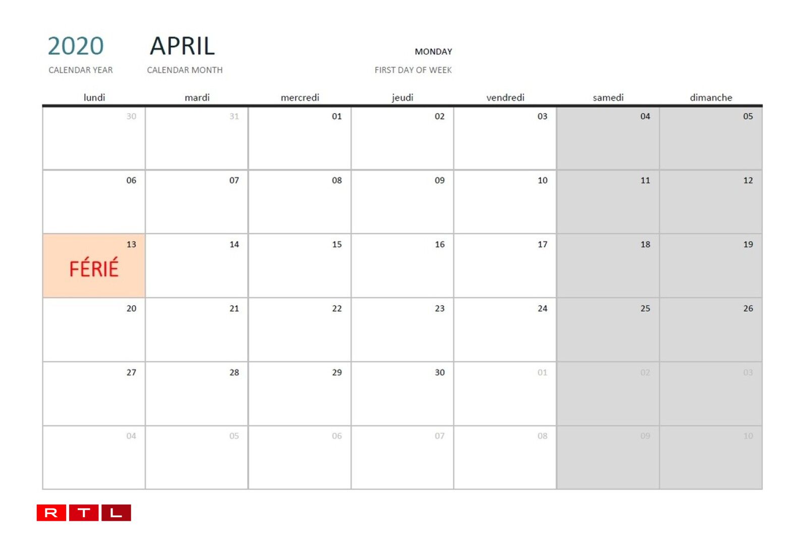 The first bank holiday to make the most of is Easter Monday, which guarantees a three-day weekend...or more if you book additional leave. Remember that school holidays are from 4 to 19 April.