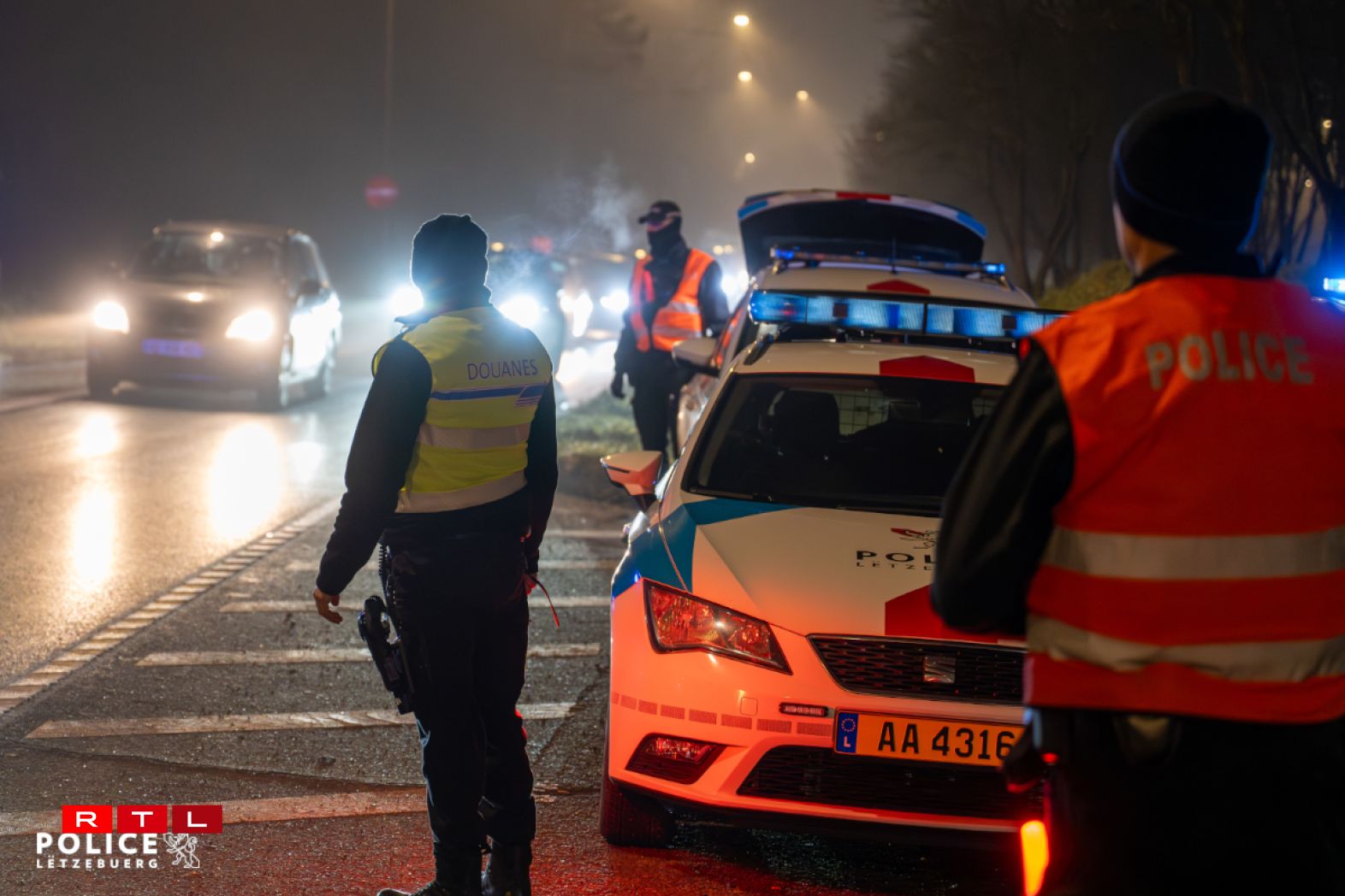 Grouss Policekontroll am Kader vun der Verkéierssécherheetscampagne "Gutt gesinn" den 20. Januar 2026 vu 7 bis 9 Auer op der N31 zu Péiteng.