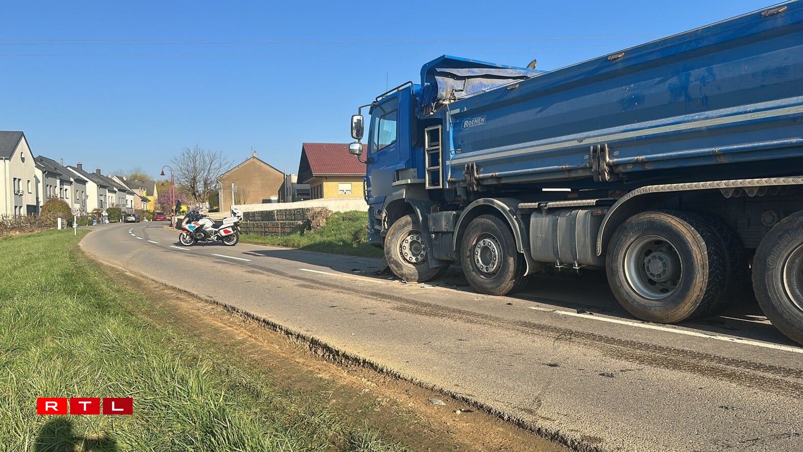 Um Donneschdeg de Moie krute sech um CR172 en Auto an e Camion ze paken.
