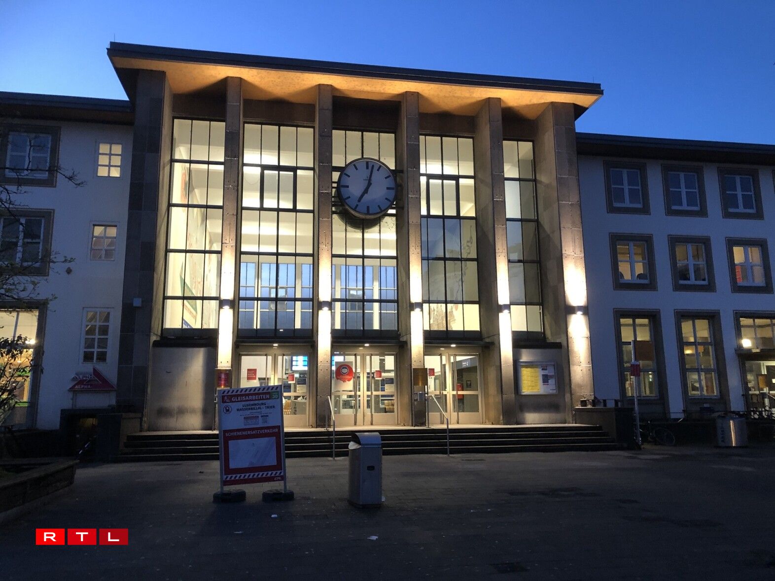 Zu Tréier war et um Méindeg de Moien op der Gare ganz roueg. Zich sinn nämlech keng gefuer.
