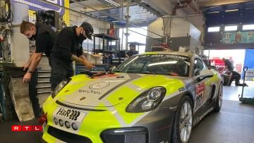 De Sébastien Carcone fiert am Team W&S Motorsport GmbH op engem Porsche Cayman 981 GT4 CS