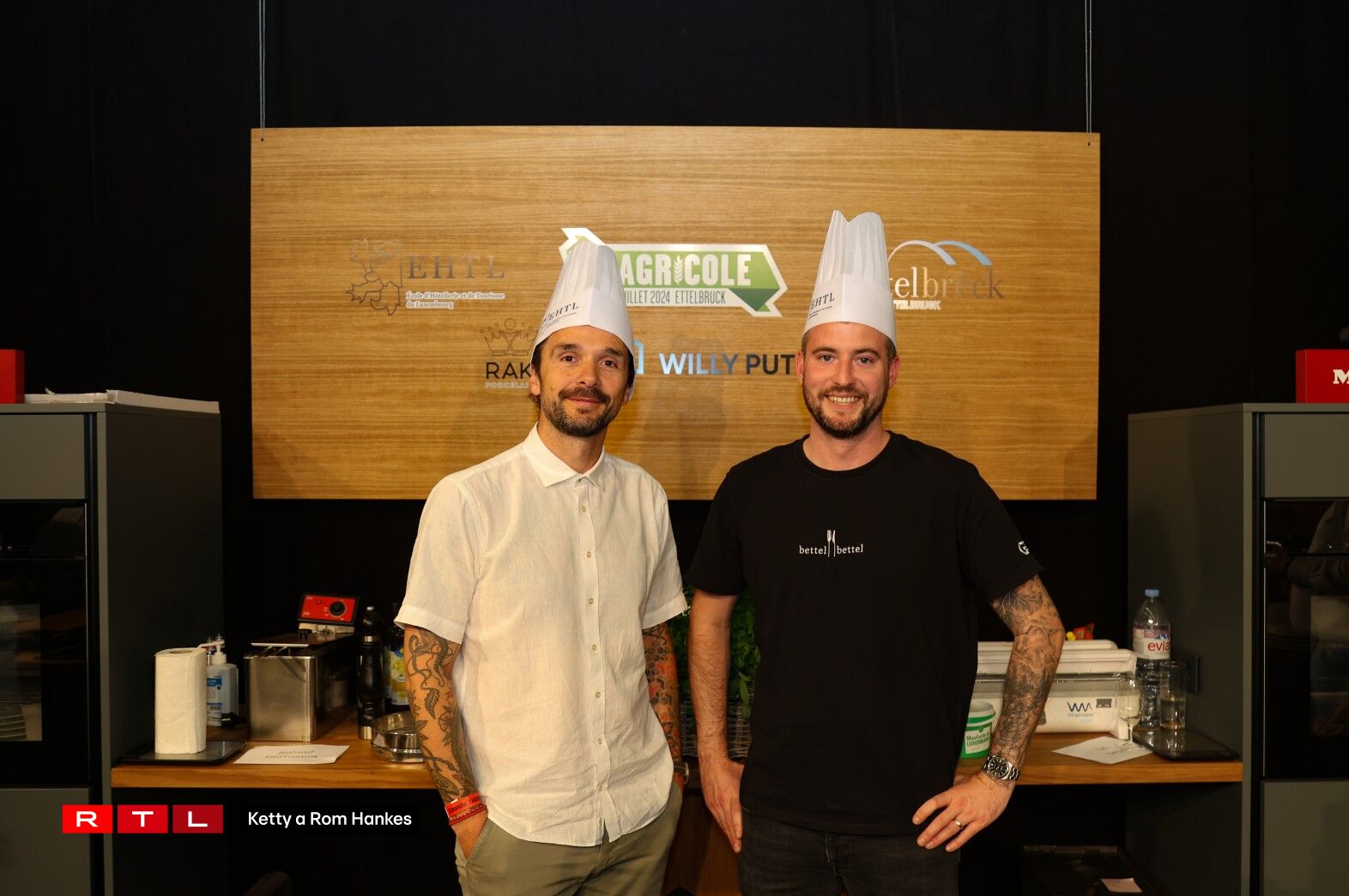 Déi zwee Finalisten: Roland Herrmann (l) a Luc Bettel (r)