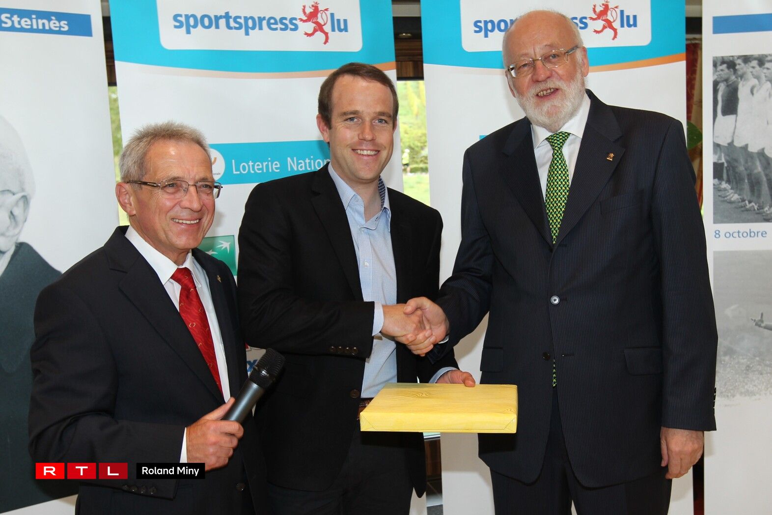 De Petz Lahure zesumme mam Kim Kirchen am Joer 2011.