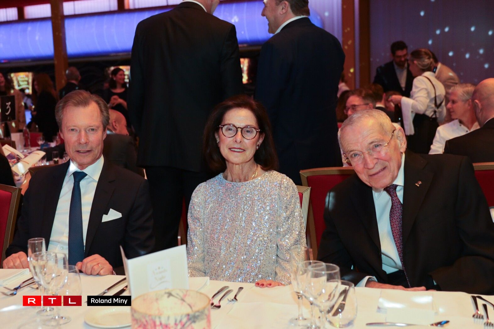 Awards Night 2024: De Petz Lahure zesumme mat senger Fra an dem Grand-Duc Henri.